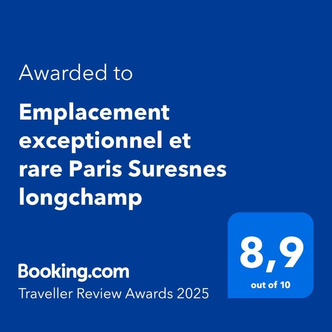 Emplacement Exceptionnel Et Rare Paris Suresnes Longchamp エクステリア 写真